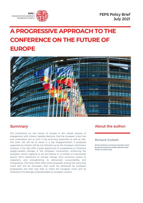 A progressive approach to the Conference on the Future of Europe preview